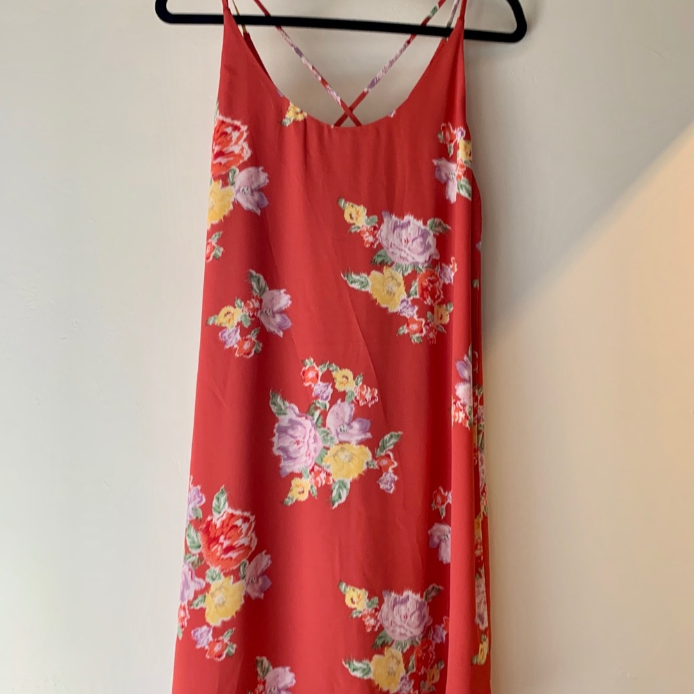 carolina belle orange floral dress